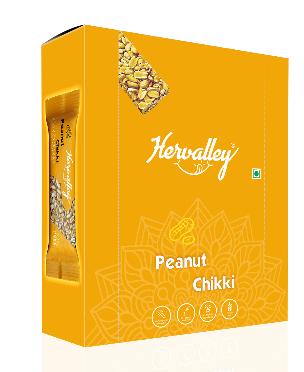 Peanut Chikki (30g x 20 pcs) (Pack of One Box)
