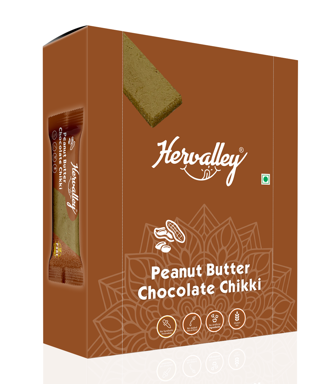 Chocolate Chikki (25g x 20 pcs) (Pack of One Box)